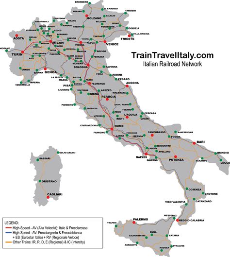 Italy Train Map 2024 Interactive Italy Rail Map Trainline.