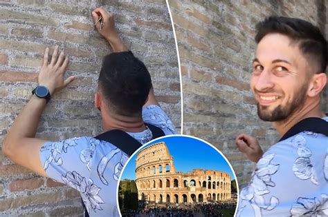 Italy looks for man seen in viral video carving names into Rome’s almost 2,000-year-old Colosseum