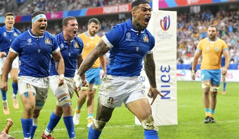 Italy rebounds to blow away Uruguay at the Rugby World Cup