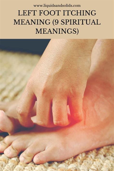 Itching foot spiritual meaning. The Feet. While not having quite as many superstitions tied to them, feet also have their own important symbolic meanings. An itching foot: a journey to somewhere new. Flat feet: bad temper; do not enter a building left foot first, to avoid bad luck. 
