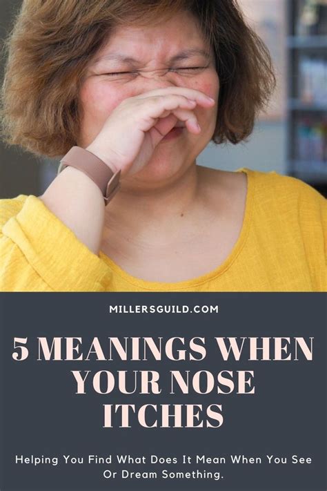 The superstition of nose itching inside,