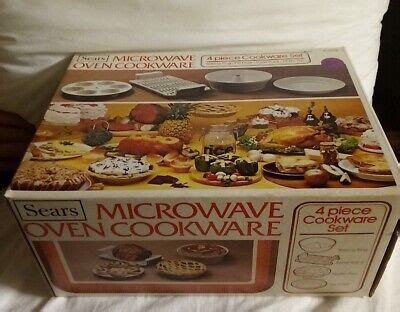 Item - Vintage Sears Microwave Oven Cookware - Original Box