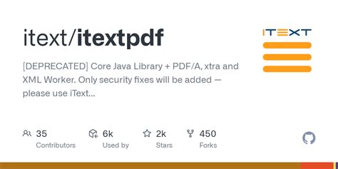 Itext core github.  Following the 25th anniversary release last time, you mi...