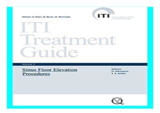 Iti treatment guide vol 5 sinus floor elevation procedures. - La cocina de cuaresma / lent cooking.