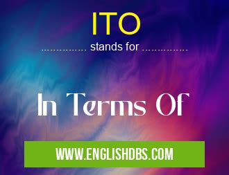 Ito meaning in english