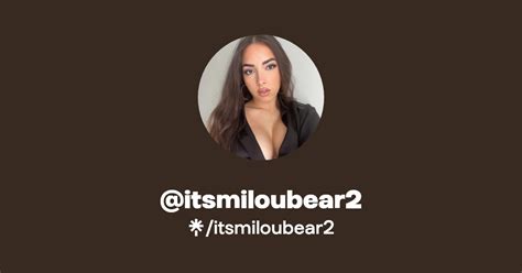 Itsmiloubear Onlyfans Leak