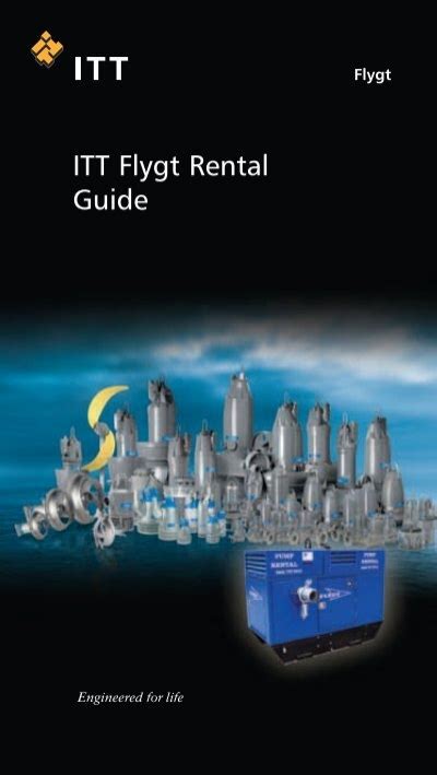 Itt flygt rental guide xylem water solutions. - Practical guide to free energy devices.