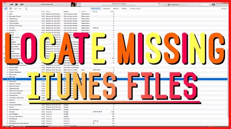 Itunes locate missing files bulk Jobs, Employment Freelancer