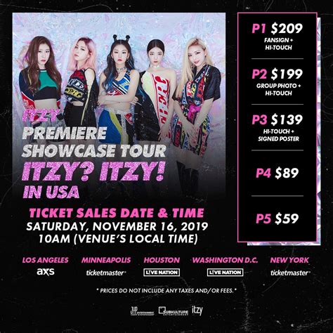 Itzy Concert Ticket Price