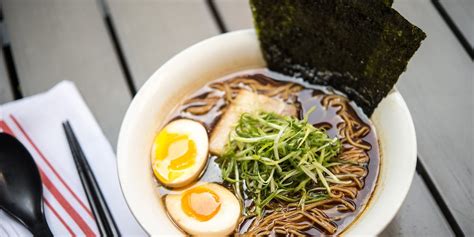 Ivan ramen. 2 ½ oz fresh ginger, chopped coarsely. 6 room-temperature fresh large eggs. 1 quart water. Preparation: Simmer the sake and mirin in a saucepan over medium-high heat to cook off a bit of the ... 