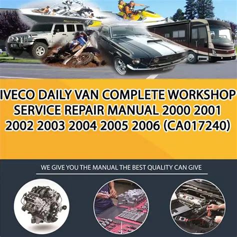 Iveco daily van complete workshop service repair manual 2000 2001 2002 2003 2004 2005 2006. - Primer cardenal mexicano don josé garibi rivera.