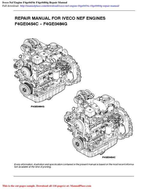 Iveco nef f4ge0454c f4ge0484g engine workshop service repair manual download. - Volvo penta stern drive handbuch zum kostenlosen download.