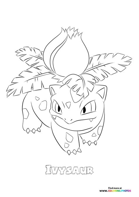 Ivysaur Coloring Pages