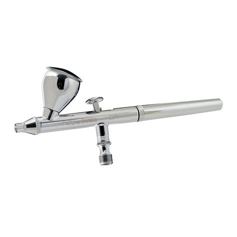  Iwata NEO CN Gravity Feed Airbrush is for working on small to medium sized areas with small amounts of paint. Gravity-feed airbrushes perform well at lower air pressures, which helps create greater detail. . 