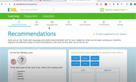 Ixl portal. Recommendations. Skill plans. IXL plans. New Jersey state standards. Textbooks. Test prep. Awards. IXL's personalized recommendations encourage every learner to address gaps in understanding, tackle more challenging skills, and explore new topic areas. 