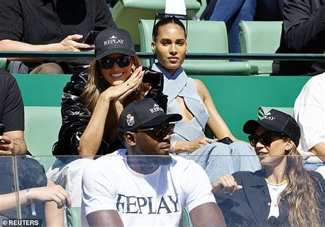 Izabel Goulart and Cindy Bruna join Usain Bolt in the stands to …