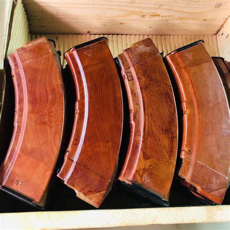 Izzy bakelite mags.  All surplus magazines may have small blemishes (scratch...