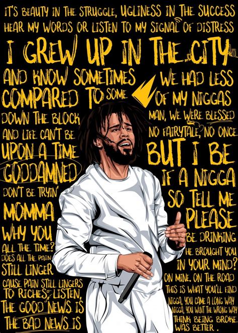 J Cole Lyrics - Etsy