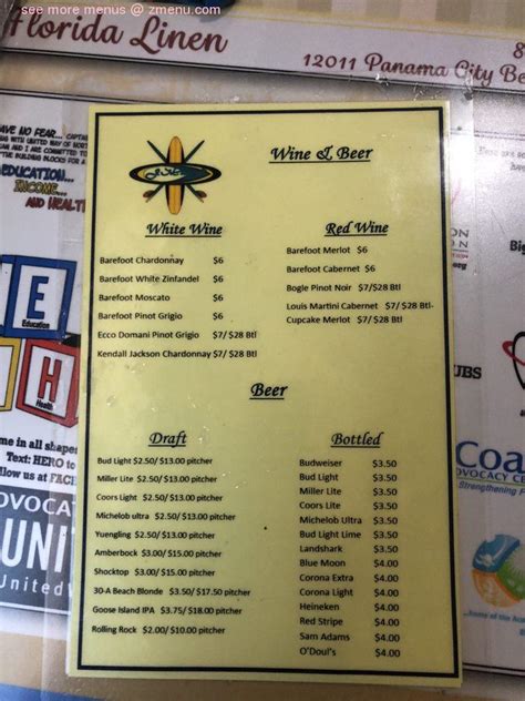 J Michaels Menu With Prices