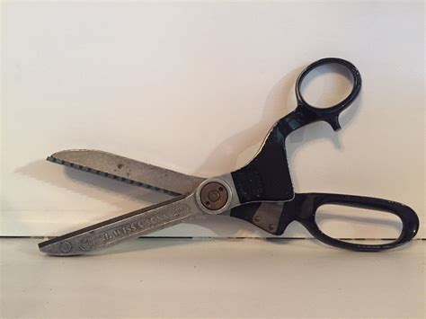 J Wiss & Sons Large Antique Tailors Scissors 11" from top to