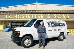 J b hostetter and sons. The store was renamed J. B. Hostetter & Sons. In 1929, the business acquired Brown Brothers Hardware on Main Street and moved to that location. Joseph retired in the 1950s, passing responsibility for the business to his sons Paris, Irvin, Clarence, and Arthur. In May 1970, J. B. Hostetter & Sons joined Cotter & Co., the True Value Hardware ... 