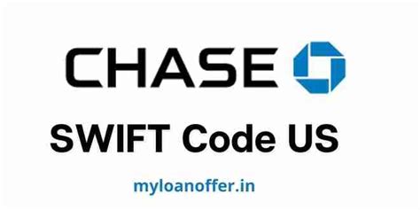 The SWIFT code for Chase Bank (Jp Morgan Chase) is CHASUSU