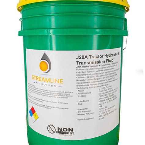J20a hydraulic fluid equivalent. PRODUCT DESCRIPTION AMSOIL Synthetic Tractor Hydraulic/Transmission Oil is an all-weather Universal Tractor Transmission Oil (UTTO) engineered to meet the tough demands of heavy-duty, hydraulic-powered farm and commercial equipment. Its unique formulation of synthetic base stocks and additives effectively reduces wear, resists heat, protects against rust and extends fluid and equipment service ... 