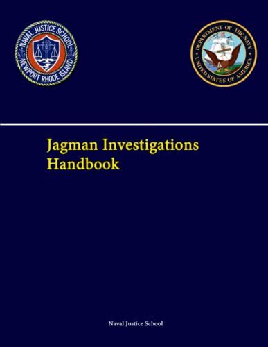 JAGMAN INVESTIGATIONS HANDBOOK - United …