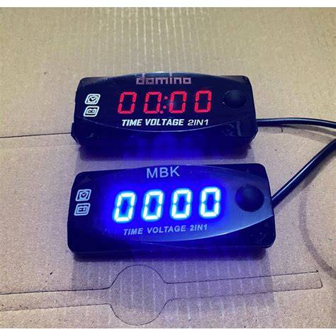 Jam Digital Dan Voltmeter LED Waterproof Buat Motor … - raincitystudios.com