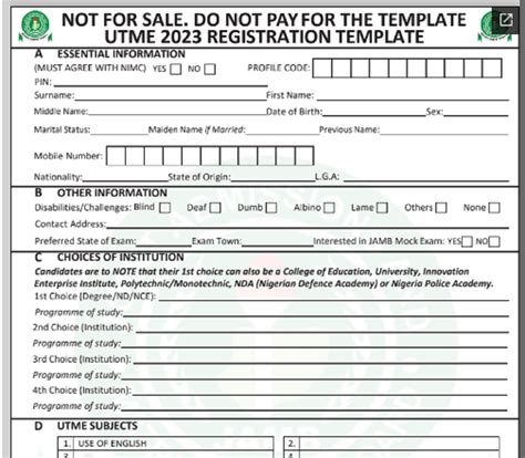 JAMB Registration Form 2022/2023 Out Complete Registration Guide