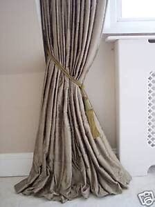 JAMES HARE DUPION SILK BLACK INTERLINED/BLACKOUT LINED CURTAINS …