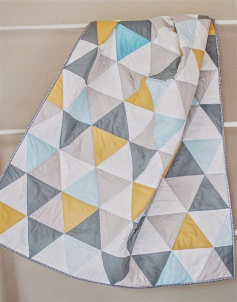 JAQS Studio Modern Color Triangle Quilt