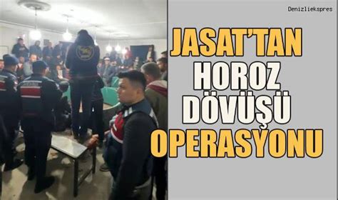 JASAT’tan komando destekli horoz dövüşü operasyonu