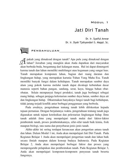 Jati Diri Tanah - Perpustakaan UT - wintechmobiles.com