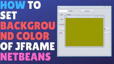 JAVA - How to set background image in Java for a JFrame