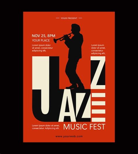Jazz Music Poster Design | Full Process - muktibox.com