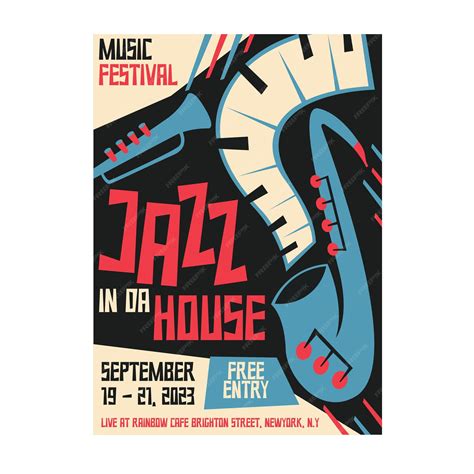 Jazz Music Poster PSD - Freepik - muktibox.com