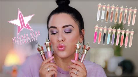 JEFFREE STAR THE GLOSS! FULL REVIEW LIP SWATCHES!