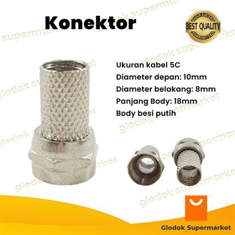 Jek Konektor TV F drat - TV drat - ANTENA TV besi - Shop - raincitystudios.com