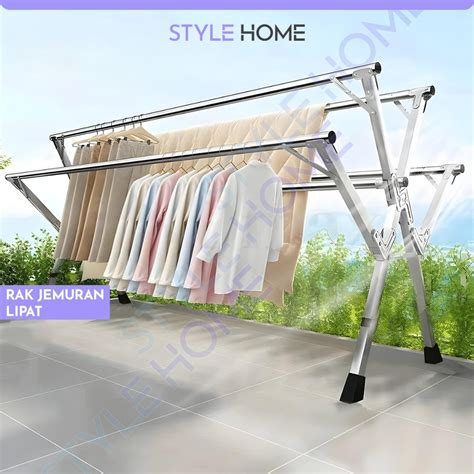 Jemuran Lipat Portable - raincitystudios.com