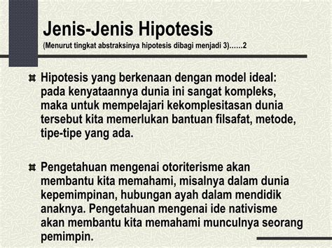 Jenis-Jenis Hipotesis - Informasi - wintechmobiles.com