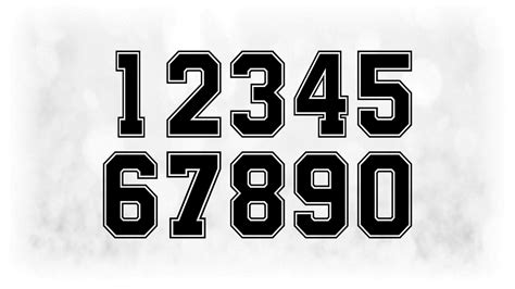 Jersey Number Fonts - FontSpace - muktibox.com