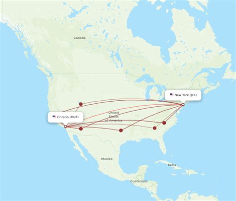 JFK Terminal 1 to Ontario flight duration Flight duration …