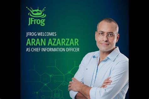 JFrog Ltd. Appoints Aran Azarzar as Chief Information Officer