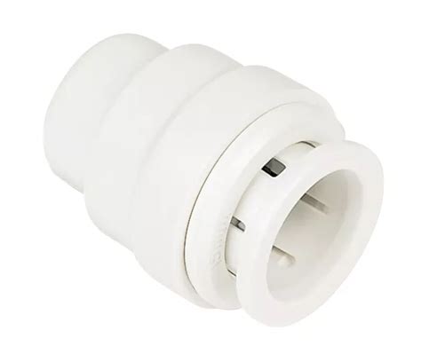 JG Speedfit Plastic Push-Fit Stop Ends 15mm 2 Pack - Screwfix