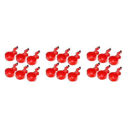JINMY 24PCS Chicken Watering Cup Automatic Filling Waterer Poultry ... - raincitystudios.com