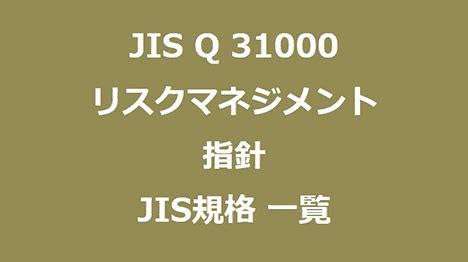 JIS Q 31000:2024 リスクマネジメント―指針 – ページ 2 – JISの …