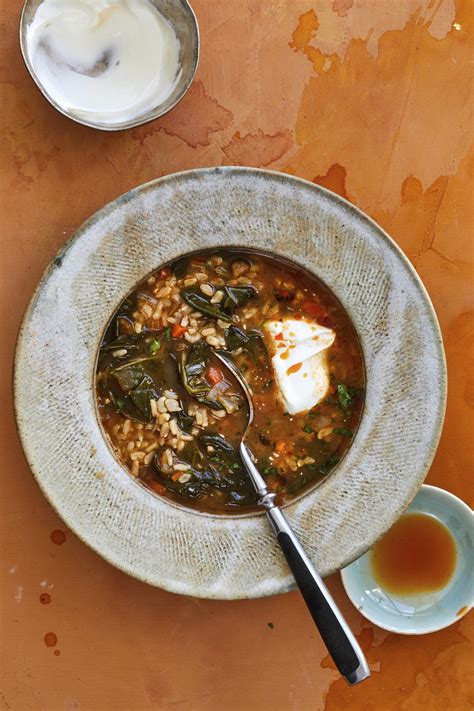 JJ Johnson’s recipe for Collard Greens and Rice Soup