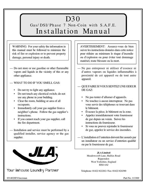 JLA D3030 INSTALLATION MANUAL Pdf Download ManualsLib