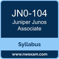 JN0-104 Ausbildungsressourcen